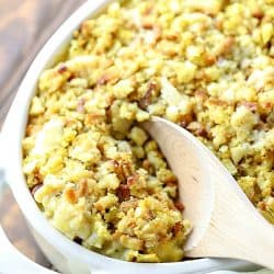 You will LOVE this Easy One Dish Turkey (or Chicken) Casserole Recipe! So super easy to make, only a few ingredients needed and uses all those leftovers you don't know what to do with!