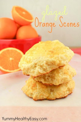 Glazed Orange Scones