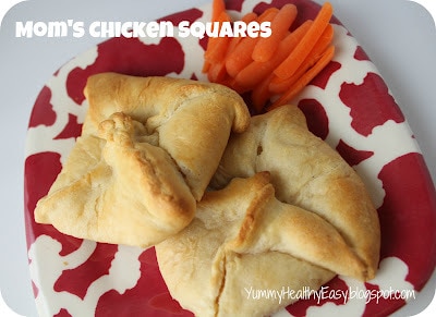 Mom's Chicken Squares Chicken Squares using Pillsbury Crescent Rolls