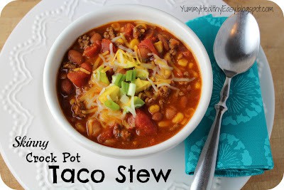 Skinny Crock Pot Taco Stew