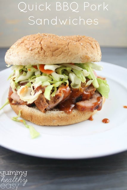Quick BBQ Pork Sandwiches
