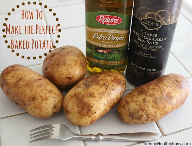 How to make the PERFECT baked potato right in the oven! It's simple, easy and the results are delicious! The softest skins with perfectly cooked insides! Let me show you how to do it...