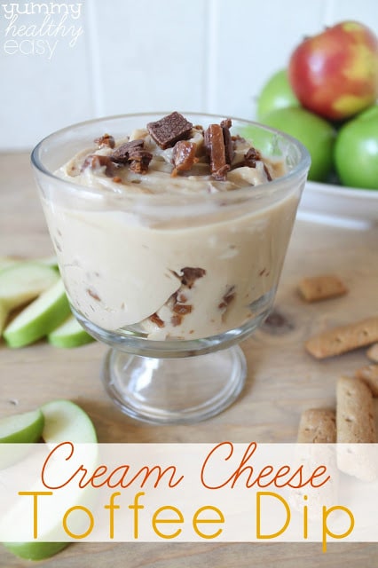Cream Cheese Toffee Dip Cream Cheese Toffee Dip
