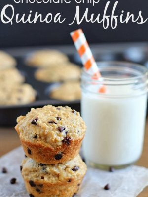 Chocolate Chip Quinoa Muffins