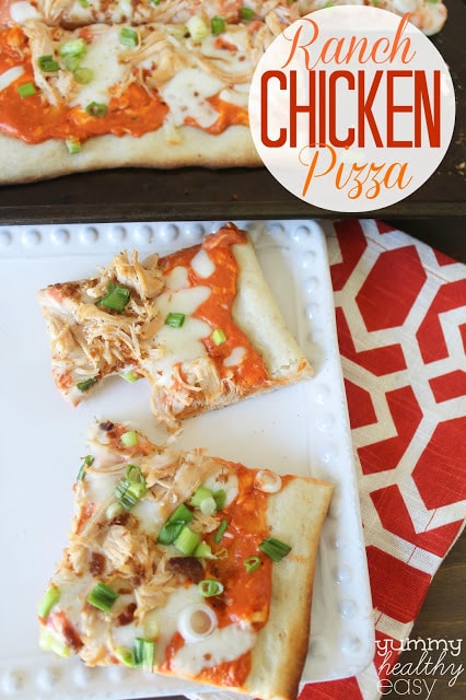Ranch Chicken Pizza