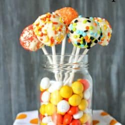 Skinny Halloween Cake Pops