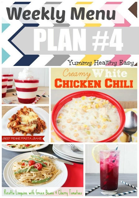 Weekly Menu Plan #4 Weekly Menu Plan #4