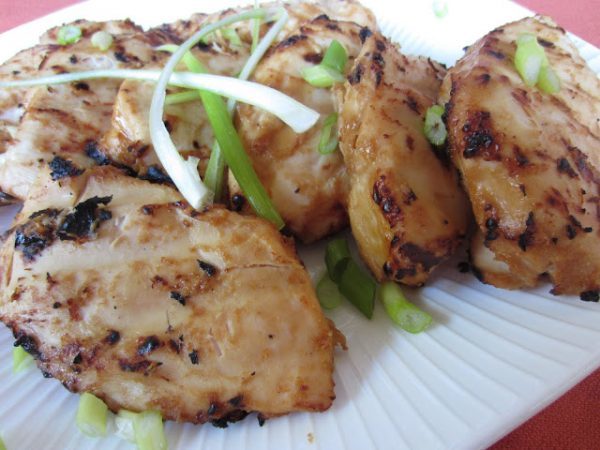 Grilled Peanut Ginger Chicken - www.reneeskitchenadventures.com Grilled Peanut Ginger Chicken - www.reneeskitchenadventures.com