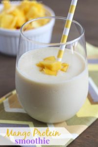 Fresh, easy and healthy mango smoothie with tofu as the protein!! Fresh, easy and healthy mango smoothie with tofu as the protein!!