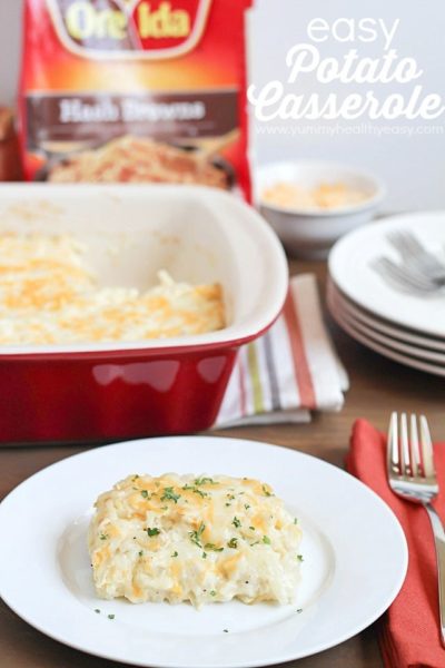 Easy Potato Casserole |perfect side dish for Easter brunch or any meal of the week! #shop #cbias