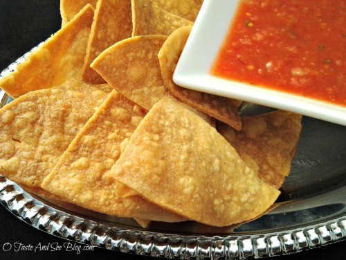 Homemade Tortilla Chips from O Taste and See Homemade Tortilla Chips from O Taste and See
