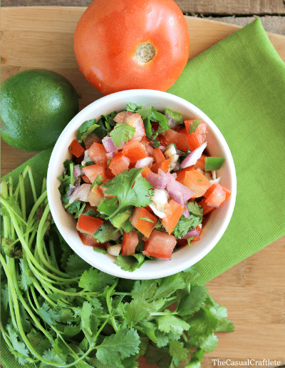 Homemade Pico De Gallo by The Casual Craftlete Homemade Pico De Gallo by The Casual Craftlete
