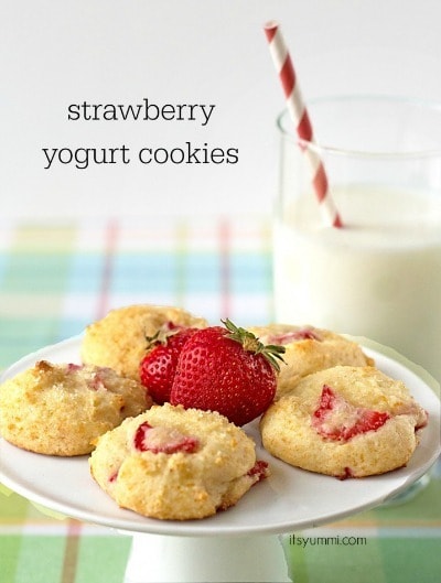 Strawberry Yogurt Cookies by It's Yummi Strawberry Yogurt Cookies by It's Yummi