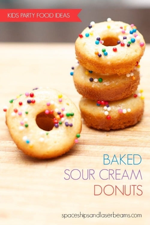 Baked Sour Cream Donuts by spaceshipsandlaserbeams.com Baked Sour Cream Donuts by spaceshipsandlaserbeams.com
