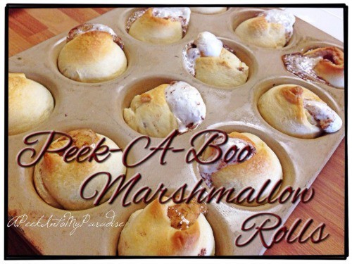 Pee-a-boo Marshmallow Rolls by apeekintomyparadise.com Pee-a-boo Marshmallow Rolls by apeekintomyparadise.com