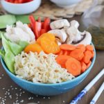 Healthy Chinese Chicken Salad - easy salad filled with fresh veggies, chicken, ramen noodles and a delicious healthy dressing.