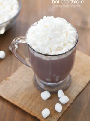 Crock Pot Hot Chocolate - the easiest way to make hot chocolate for a crowd!
