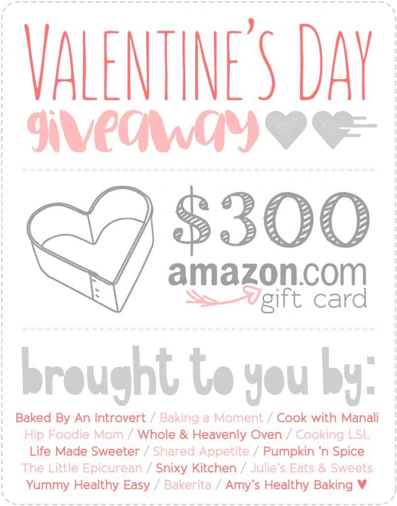 Valentine's Day Giveaway! $300 Amazon Gift Card up for grabs!