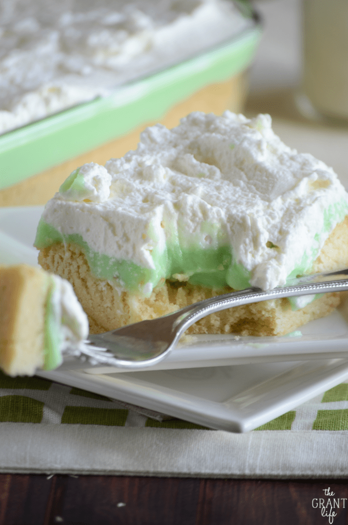 Grandma's Pistachio Dessert - This is a family favorite in our house. So good and easy to make!