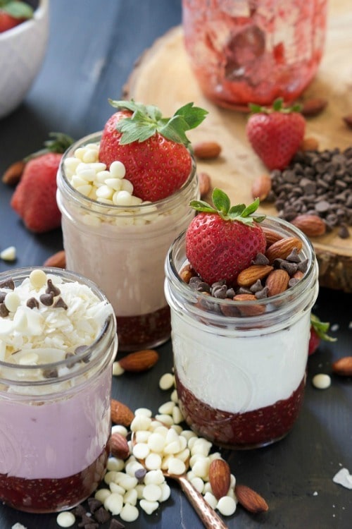 DIY Fruit on the Bottom Yogurt Cups by With Salt & Wit