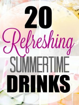 Refreshing summer drinks to the rescue on a hot summer day! Here are 20 drink recipes for you to try this summer - the tastiest way to cool down on a hot summer night!