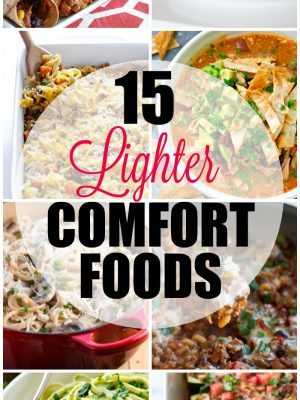 Enjoy comfort foods guilt free with these lighter takes on classic recipes!