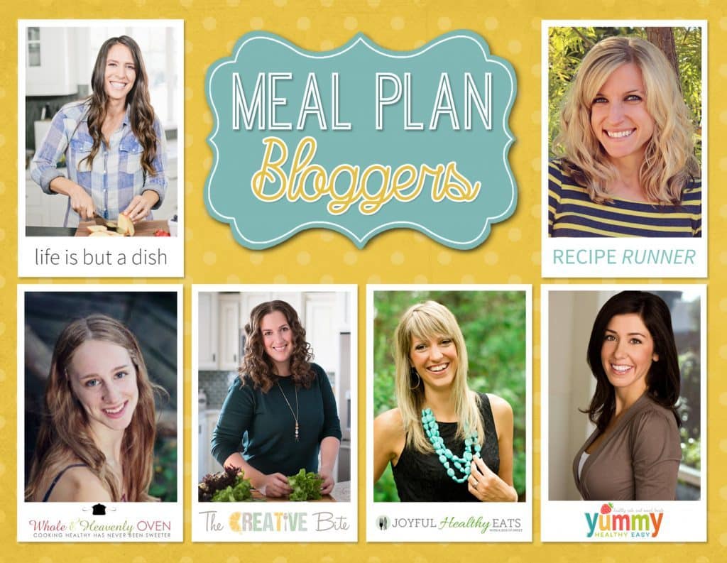 Healthy Weekly Meal Plan Bloggers!