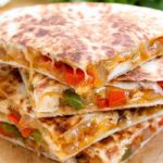 Cheesy Chicken Fajita Quesadilla