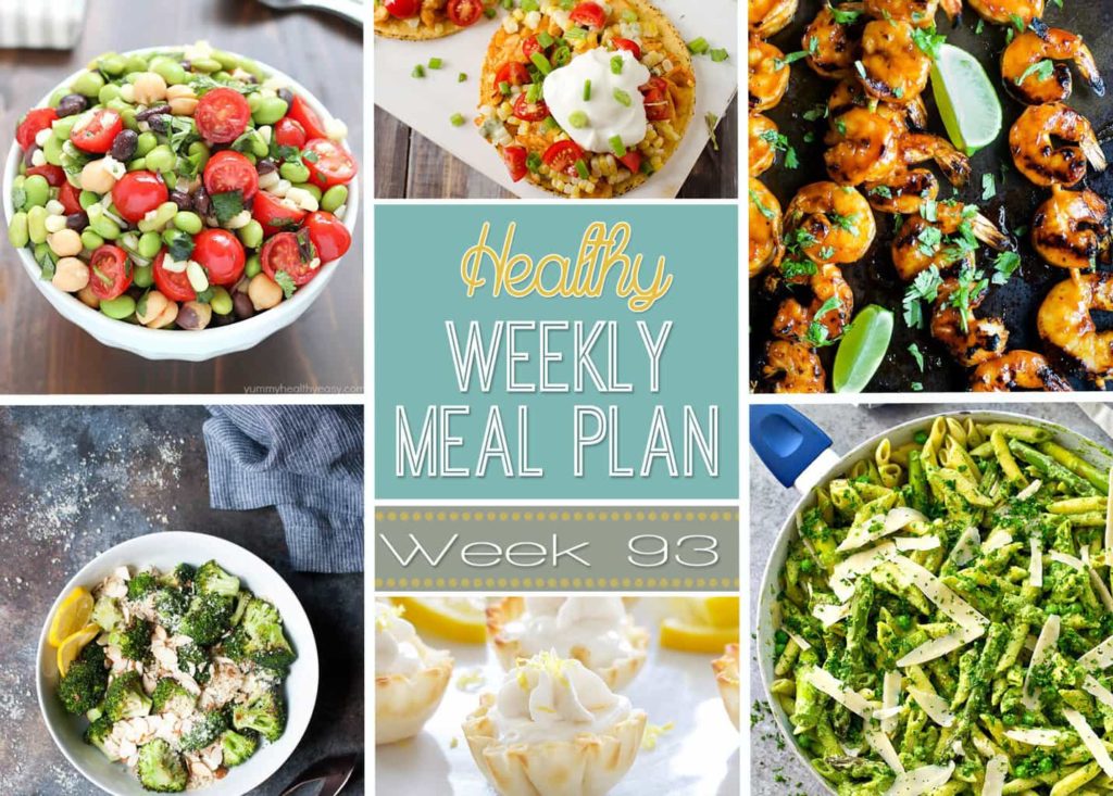 Week 93 Healthy Weekly Meal Plan