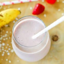 Strawberry Oatmeal Smoothie square photo