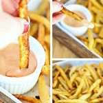 Air Fryer French Fries Collage Image