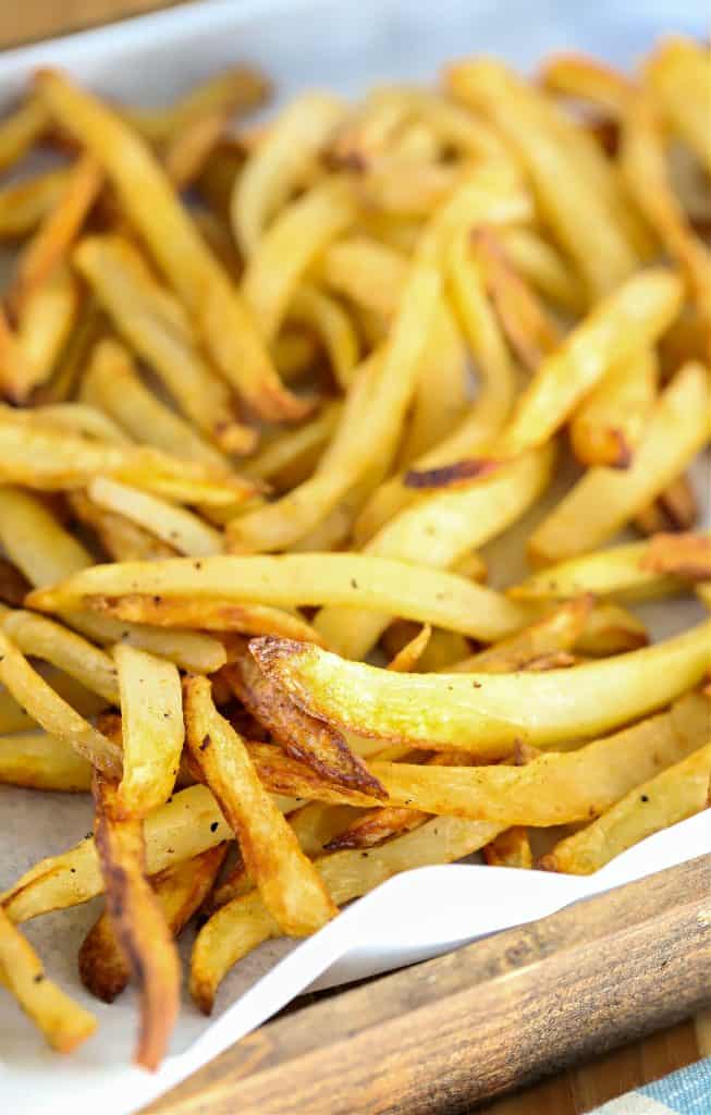 Close shot of Air Fryer Fries